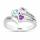 3 hearts ring design