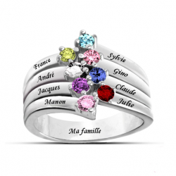 Stylish family ring