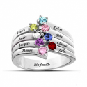 Stylish family ring