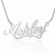 Handwriting name necklace