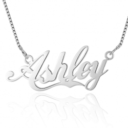 Handwriting name necklace
