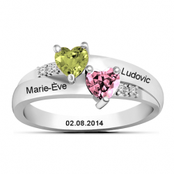personalized couple ring