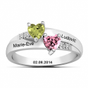 Bague amour couple