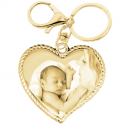 Stylish rope heart  keyring or