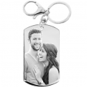 Dog tag keyring