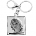 Square rope keyring