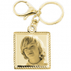 Square rope keyring