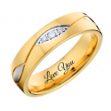 Classic promise two tone band woman