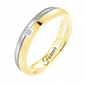 Promise zirconia two tones band woman