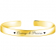 yellow gold bangle bracelet