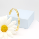 yellow gold bangle bracelet