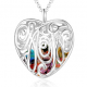 pendentif cage coeur