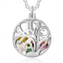 Family round cage pendant