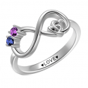 Love infinity ring