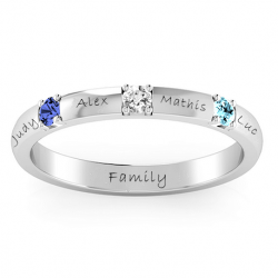 personalized band ring