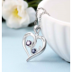 Personalized pendant love heart