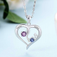 Personalized pendant love heart