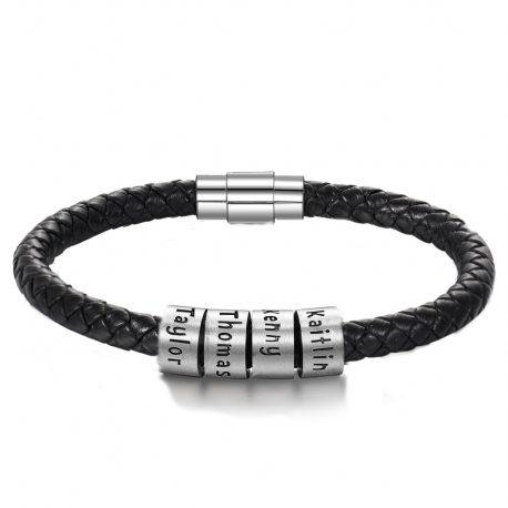 bracelet cuir personnalisé pour homme