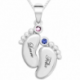 Baby feet pendant