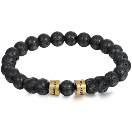 Unisex bracelet LAVA STONE family-2