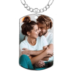 Classic dogtag photo color