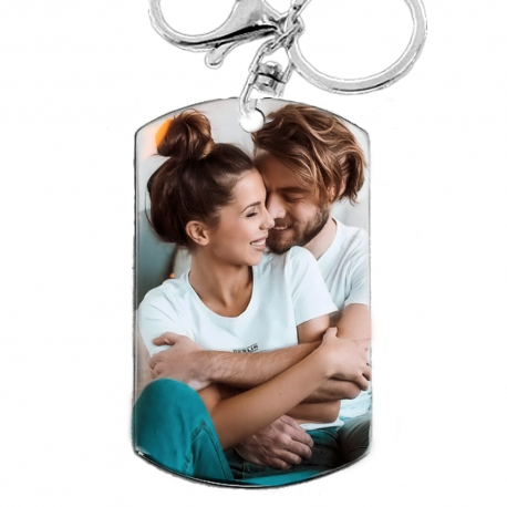 Classic dog tag photo color