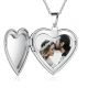 Heart photo locket pendant