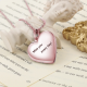 Heart photo locket pendant