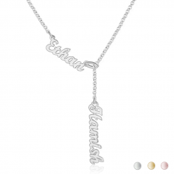 Double name necklace