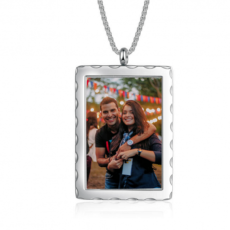 Pendentif photo couleur