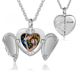 Sterling Silver Classic Heart Photo locket
