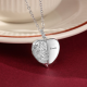 Sterling Silver Classic Heart Photo locket