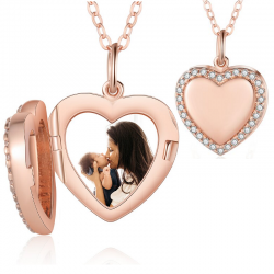 Sterling Silver Classic Heart Photo locket